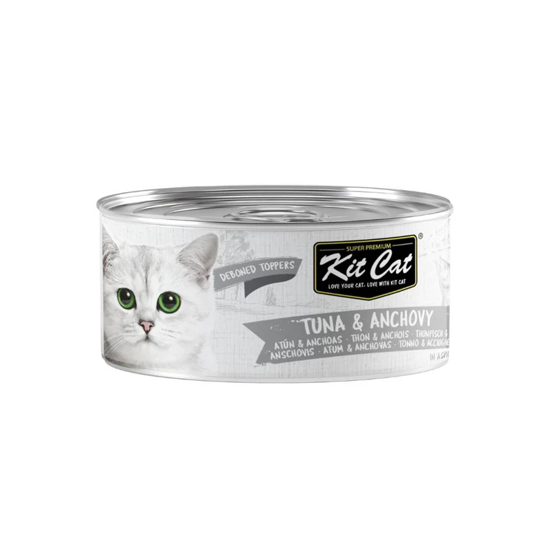 Atún con Anchoas 80g - Comida húmeda en Gelatina