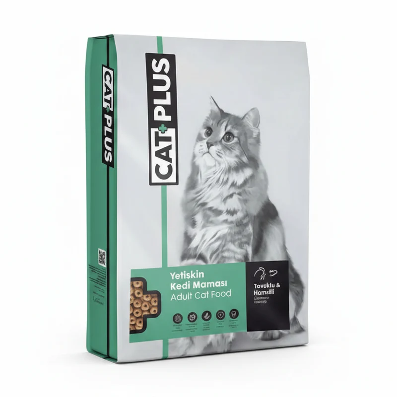 CAT PLUS – Croquettes Adulte Poulet & Anchois Low Grain 1,5 kg