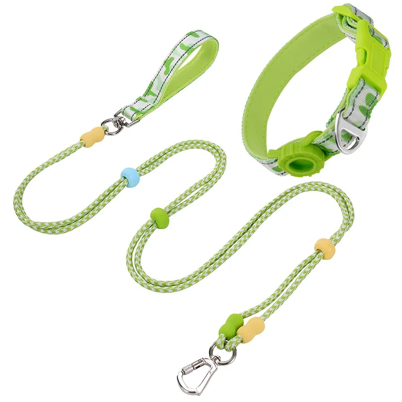 Ensemble Collier Avec Support Airtag Et Laisse Pour Chien