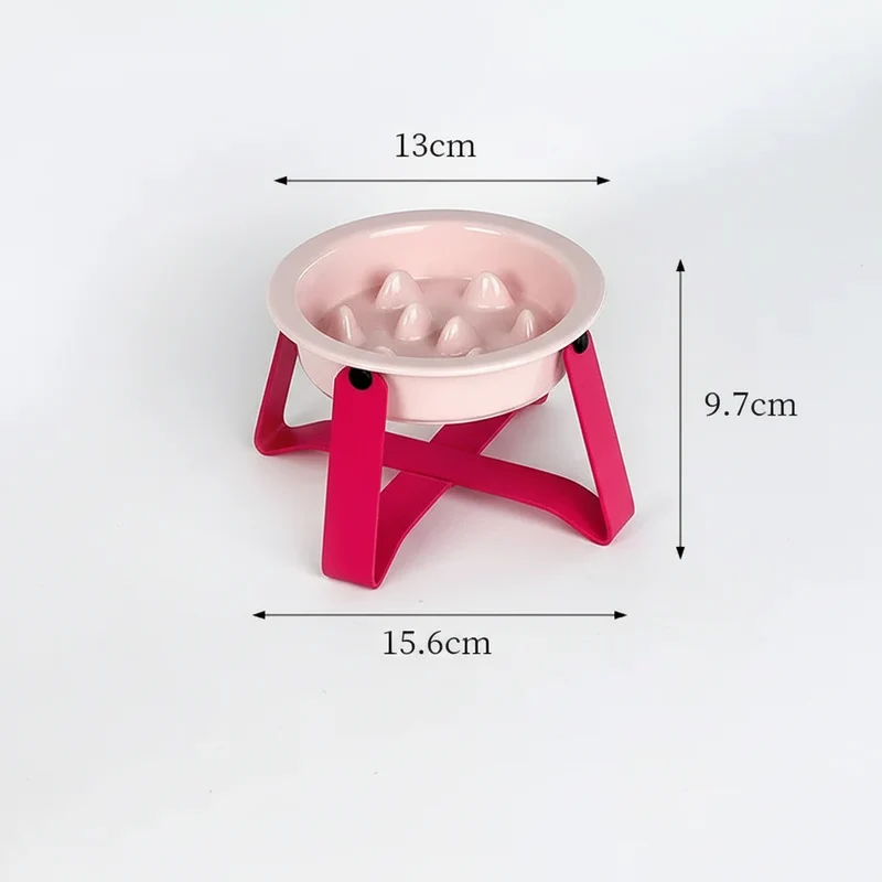 Gamelle Céramique Surélevée Anti Glouton Pour Chien et Chat