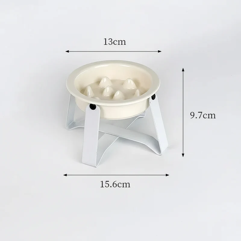 Gamelle Céramique Surélevée Anti Glouton Pour Chien et Chat