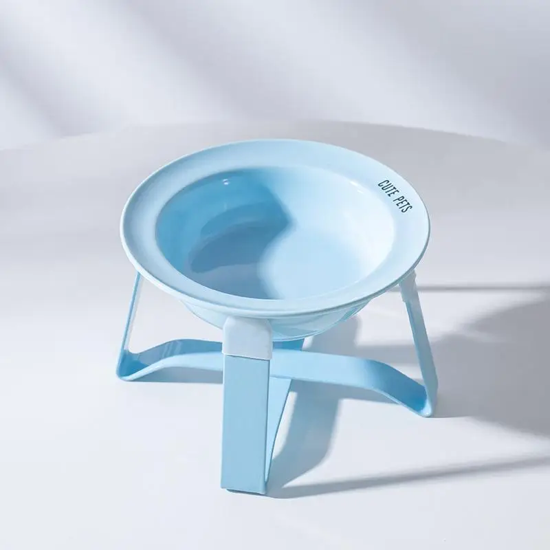 Gamelle Céramique Surélevée Avec Support En Fer Pour Chat Et Chien