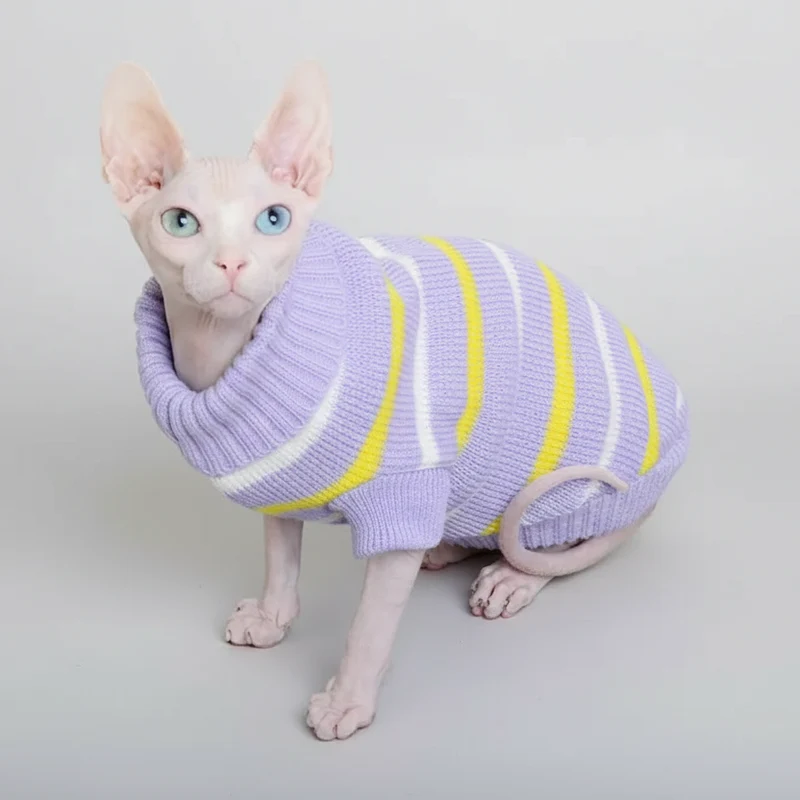 Pull Chaud Pour Chat Sphynx Et Devon
