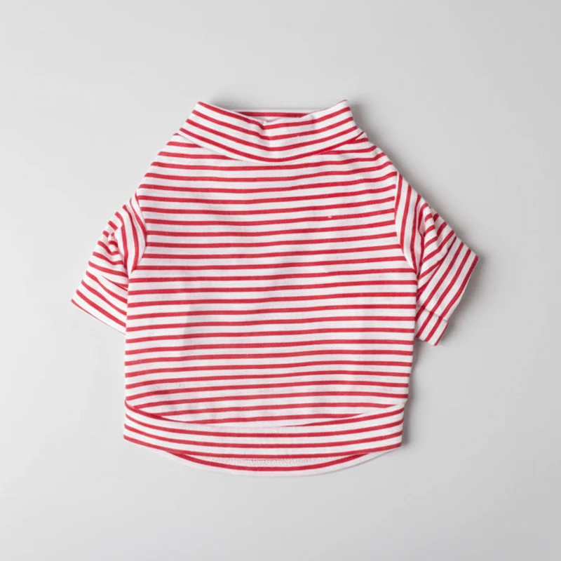 T-shirt Rayé Confortable Et Elégant Pour Chat