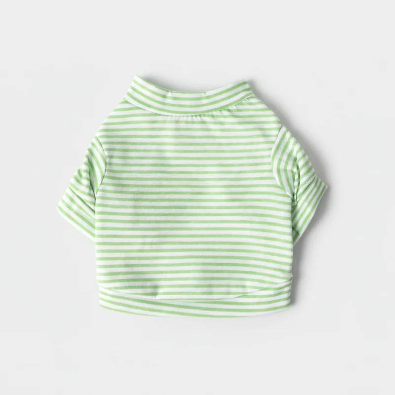 T-shirt Rayé Confortable Et Elégant Pour Chat