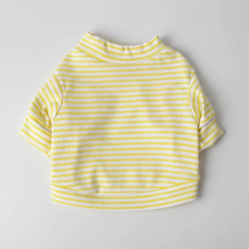 T-shirt Rayé Confortable Et Elégant Pour Chat