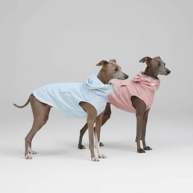 Imperméable A Capuche Pour Lévrier Et Whippet