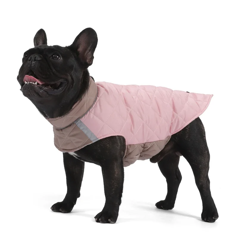 Doudoune réversible Oscar & Plume : manteau pour chien imperméable