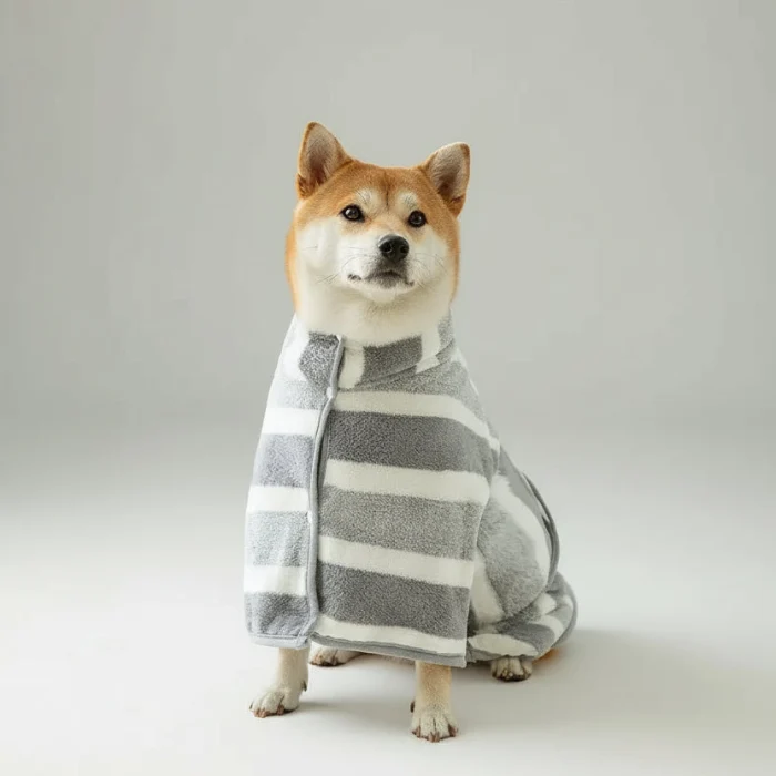Peignoir Absorbant Séchage Rapide Pour Chien