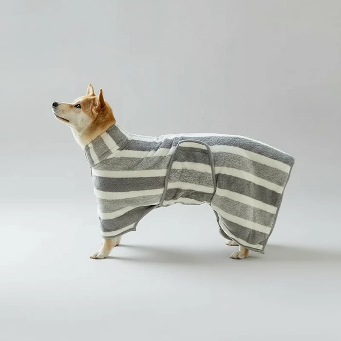 Peignoir Absorbant Séchage Rapide Pour Chien