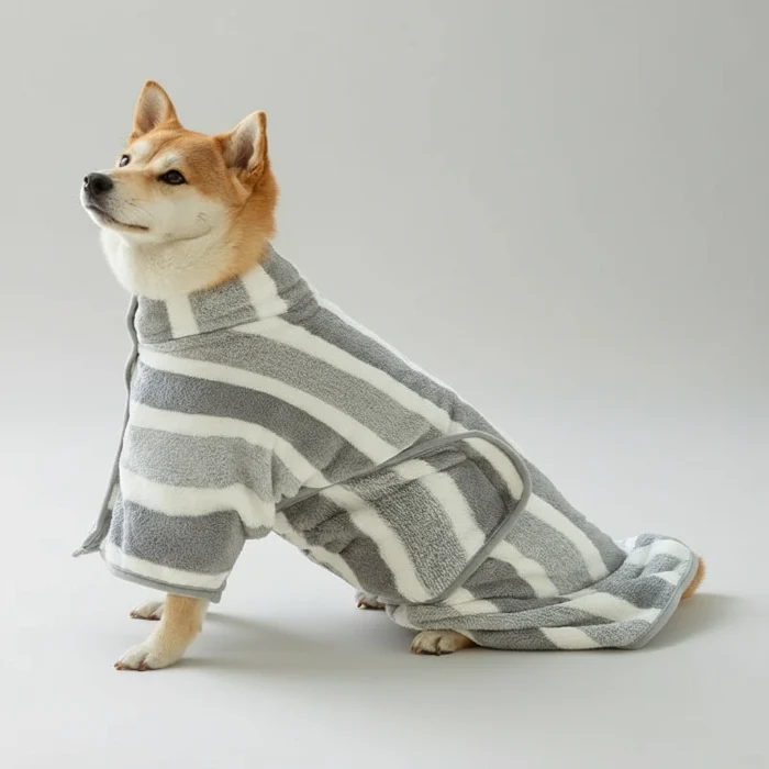 Peignoir Absorbant Séchage Rapide Pour Chien