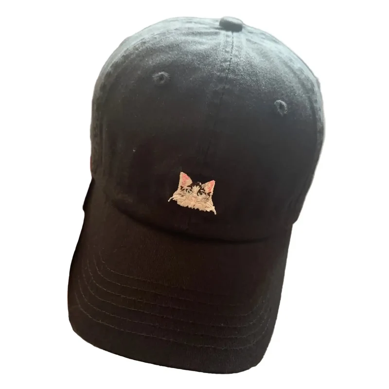 Casquette Avec Motif Chat