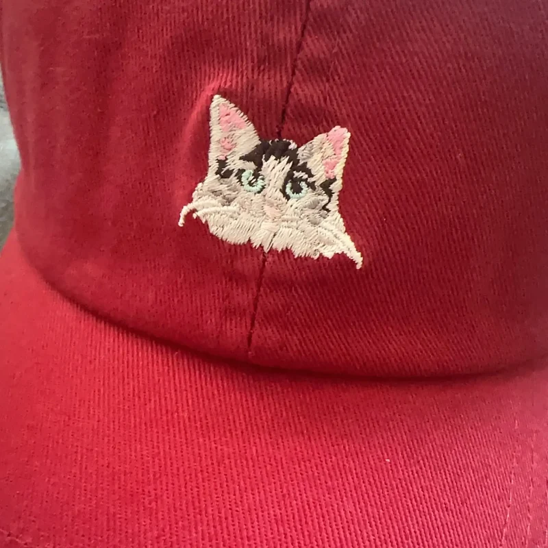 Casquette Avec Motif Chat