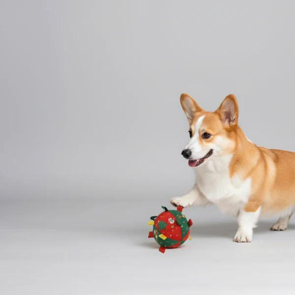 Balle De Noël Pour Chien Avec Clochette Intégrée