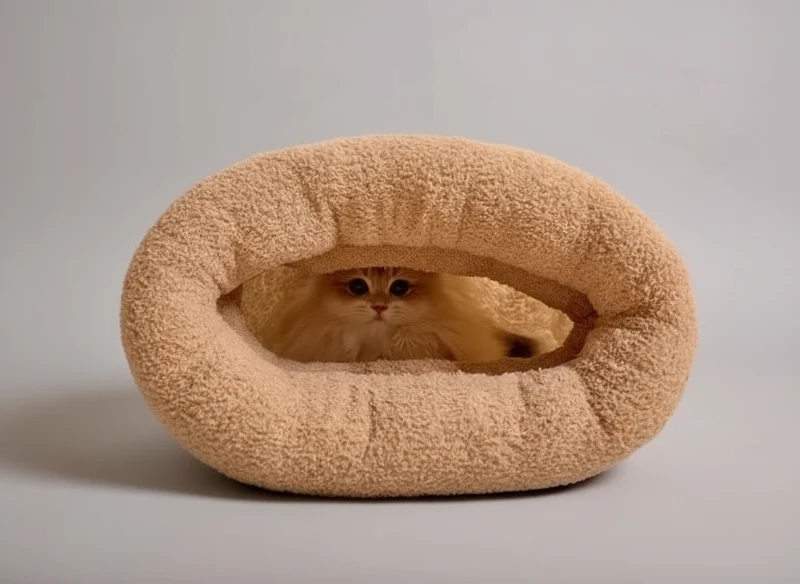 Sac De Couchage Doux Et Chaud Pour Chat