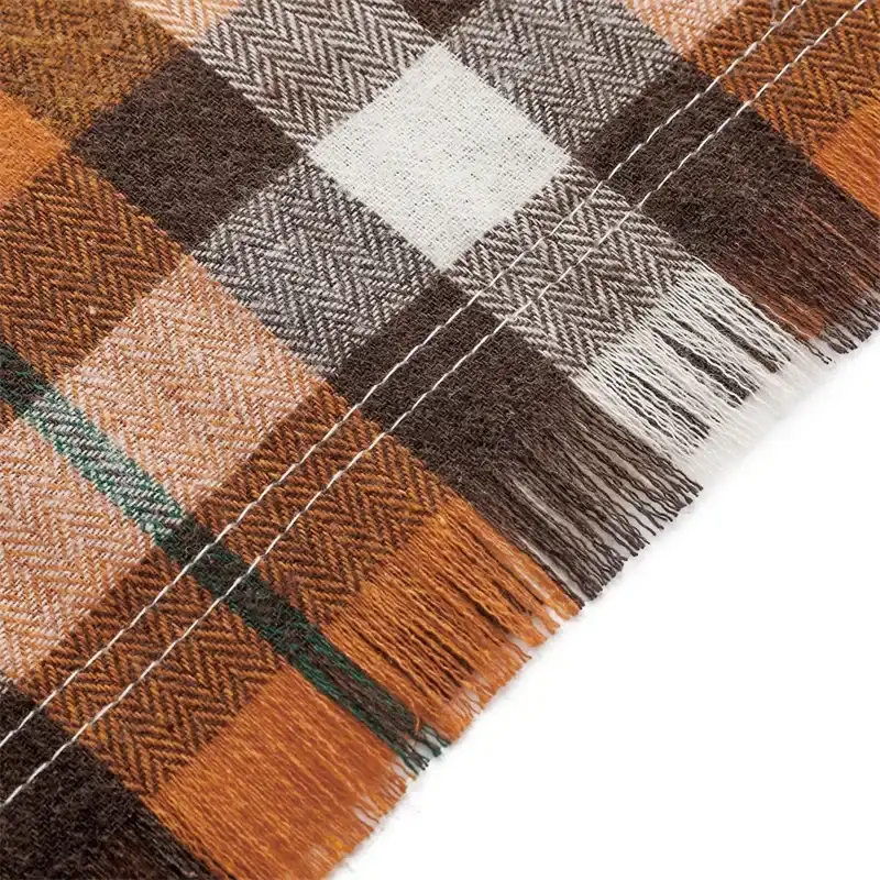 Bandana Tissu A Carreaux Pour Chien