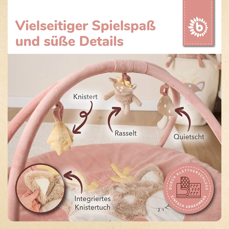 Spieldecke mit Activitybogen Reh Ella