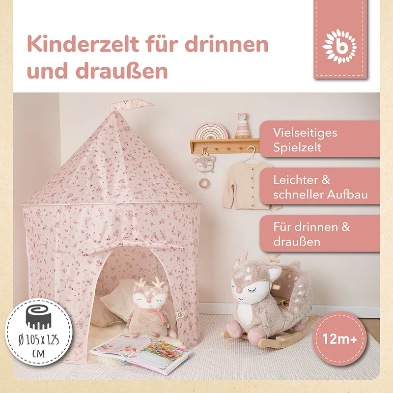 Pop Up Spielzelt Dreamy Flowers