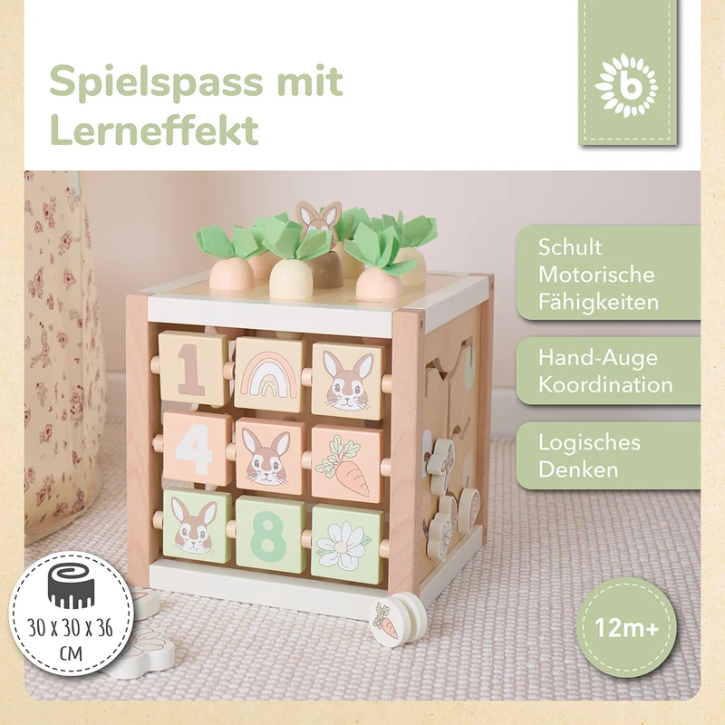 Motorikwürfel Hase Fine XXL