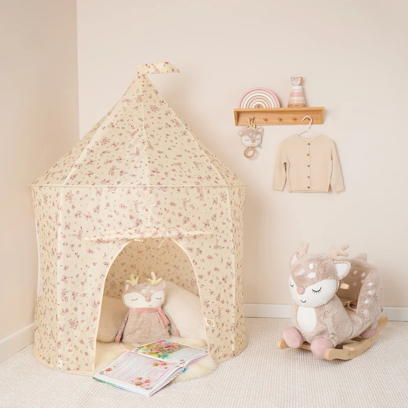 Pop Up Spielzelt Vintage Flowers