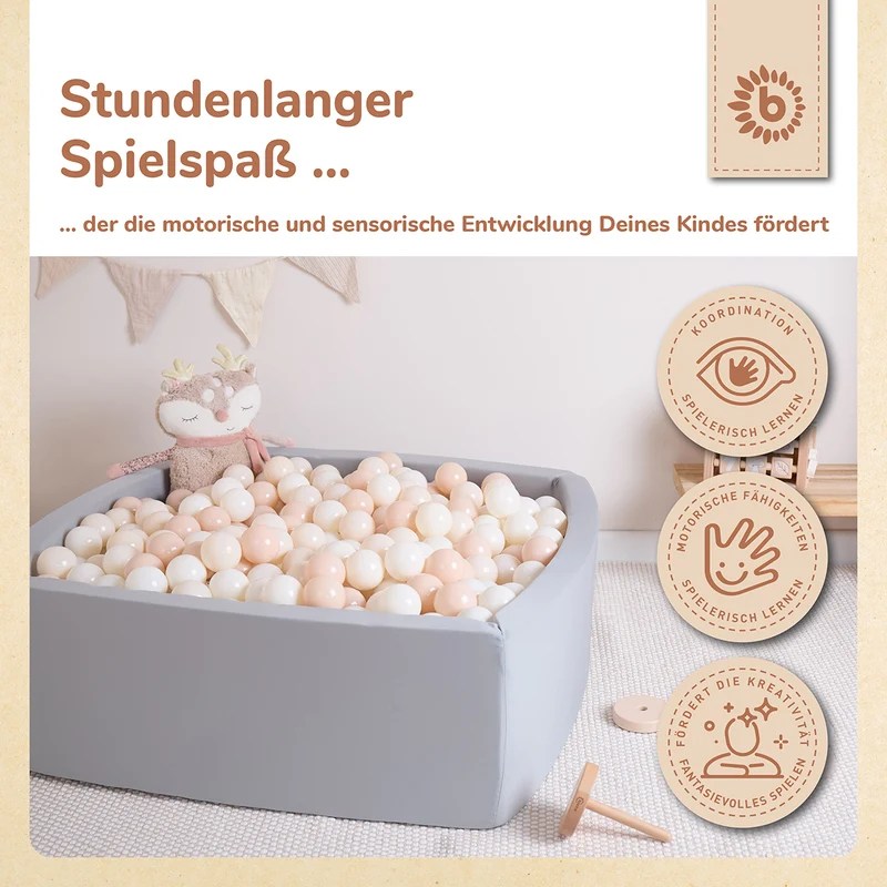 Bälle Vintage Flowers 100 Stück
