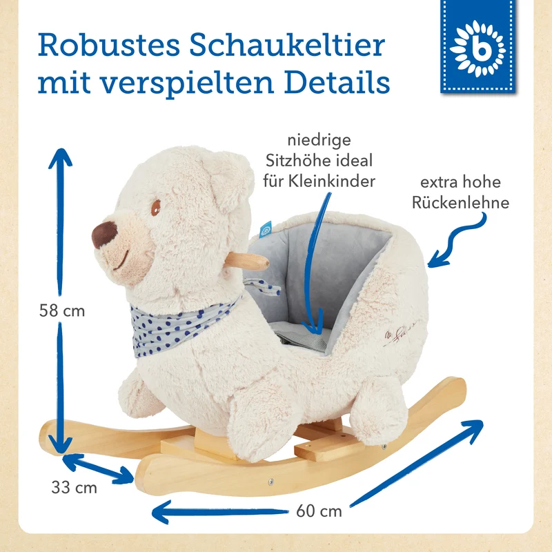 Schaukel Bär creme
