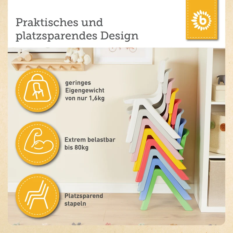 Kinderstuhl Gelb