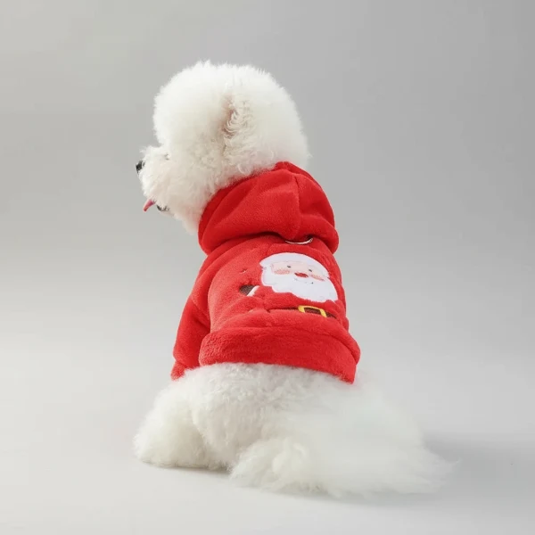Sweat A Capuche De Noël Pour Petit Chien