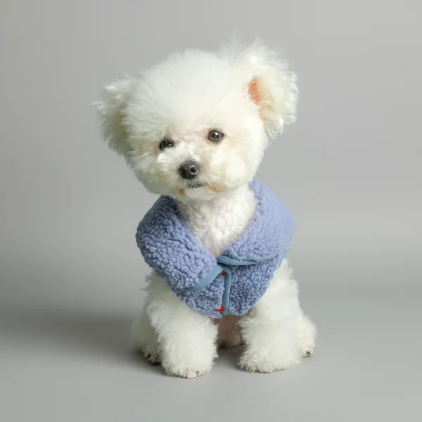 Gilet Polaire Noël Motif Elan Pour Chien