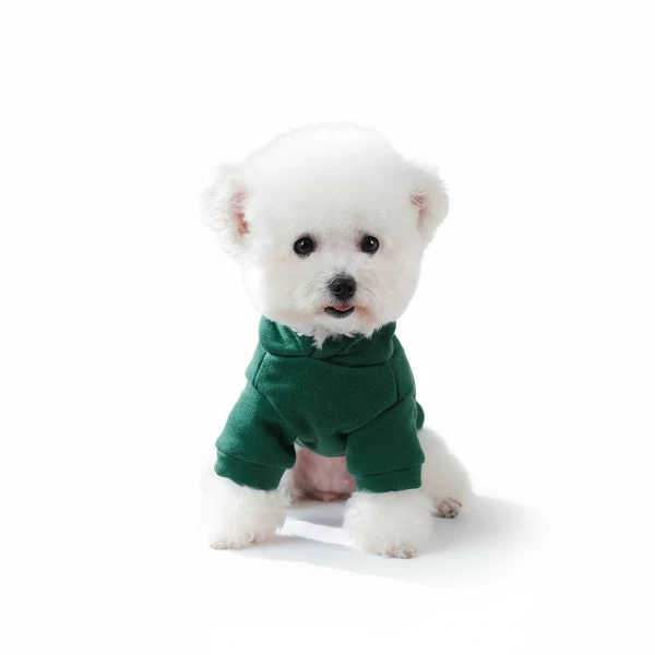 Sweat A Capuche De Noël Vert Pour Chien