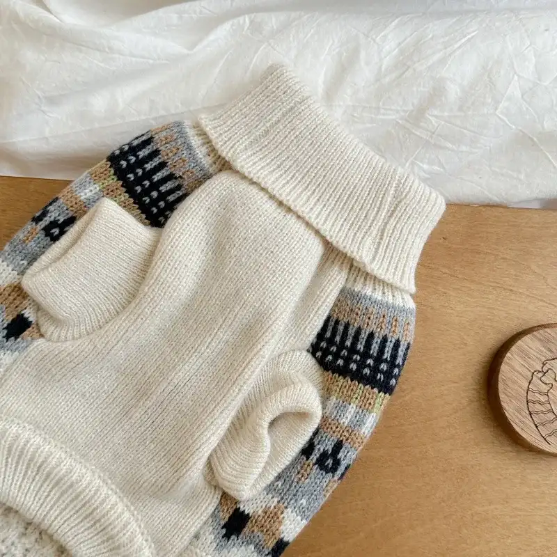 Pull Col Roulé Confort Pour Petit Chien
