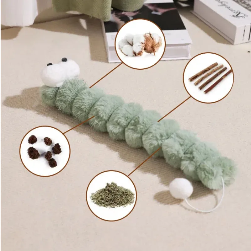Peluche À Mâcher Avec Herbe Pour Chat
