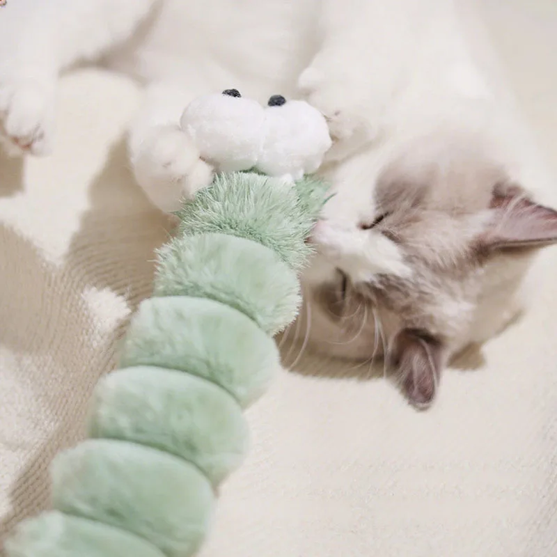 Peluche À Mâcher Avec Herbe Pour Chat
