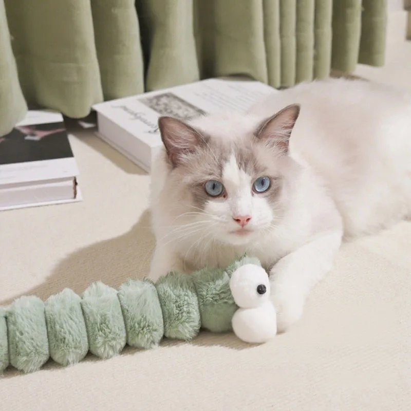 Peluche À Mâcher Avec Herbe Pour Chat