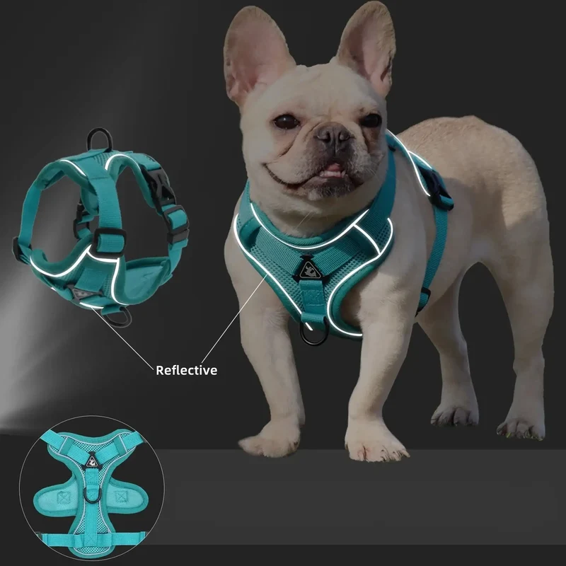 Harnais Réfléchissant Pour Chien Avec Laisse De 1,5 Mètre - Les Bonnes Affaires