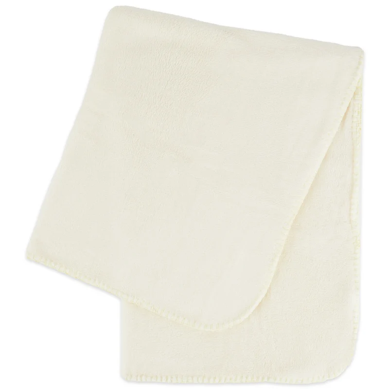 Kuscheldecke Fleece beige