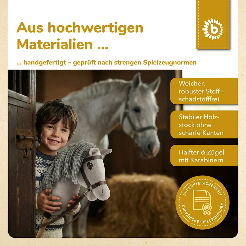 HOBBY HORSE GRAU - GRÖSSE S