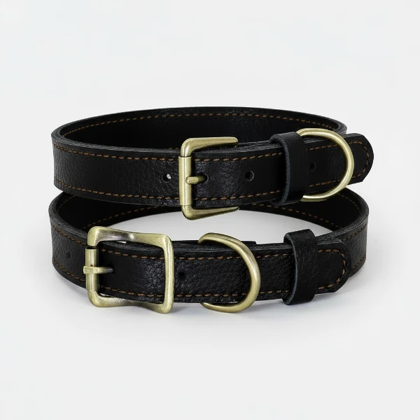 Collier En Cuir Souple Réglable Pour Chien - Les Bonnes Affaires