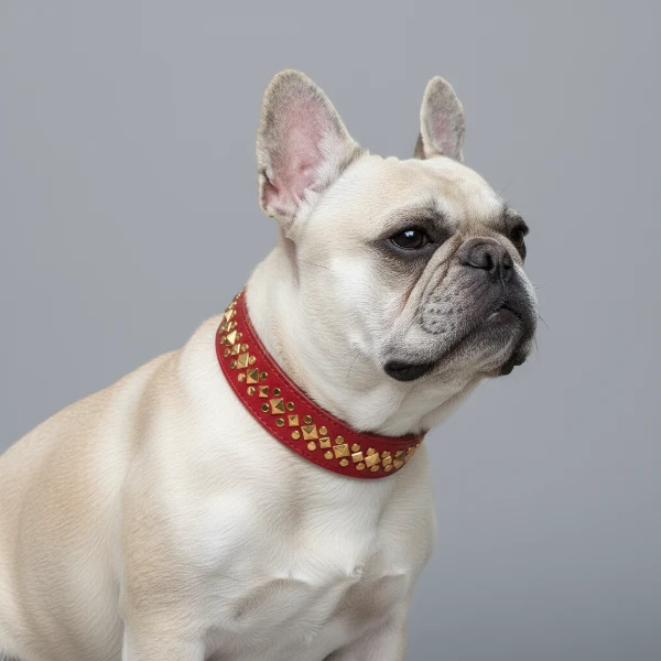 Collier Clouté Pour Chien En Cuir Synthétique - Les Bonnes Affaires