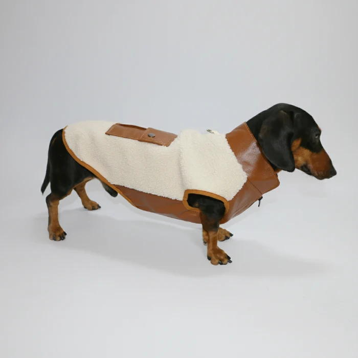 Veste Pour Chien Teckel En Polaire Epaisse