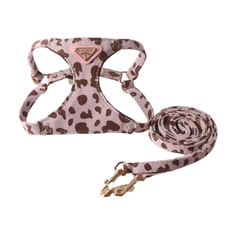 Harnais Avec Ou Sans Laisse Double Crochet Pour Chien