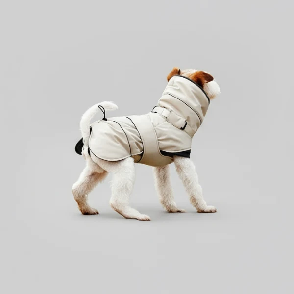 Manteau Imperméable Pour Chien Avec Bande Réfléchissante
