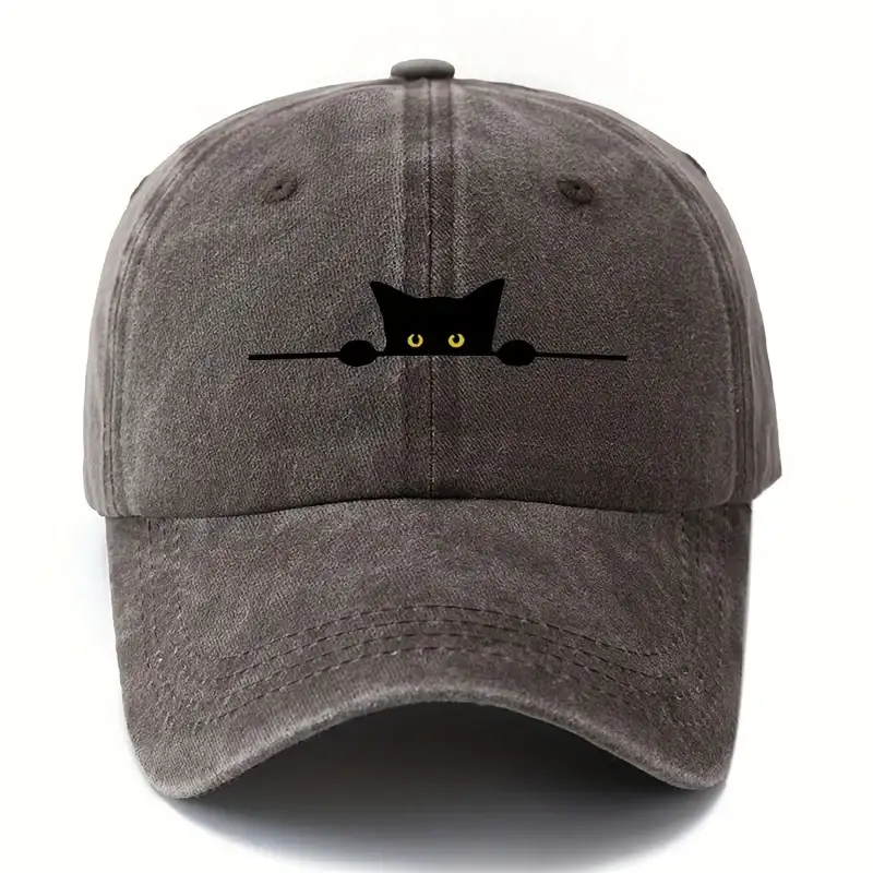Casquette Avec Un Imprimé Chat