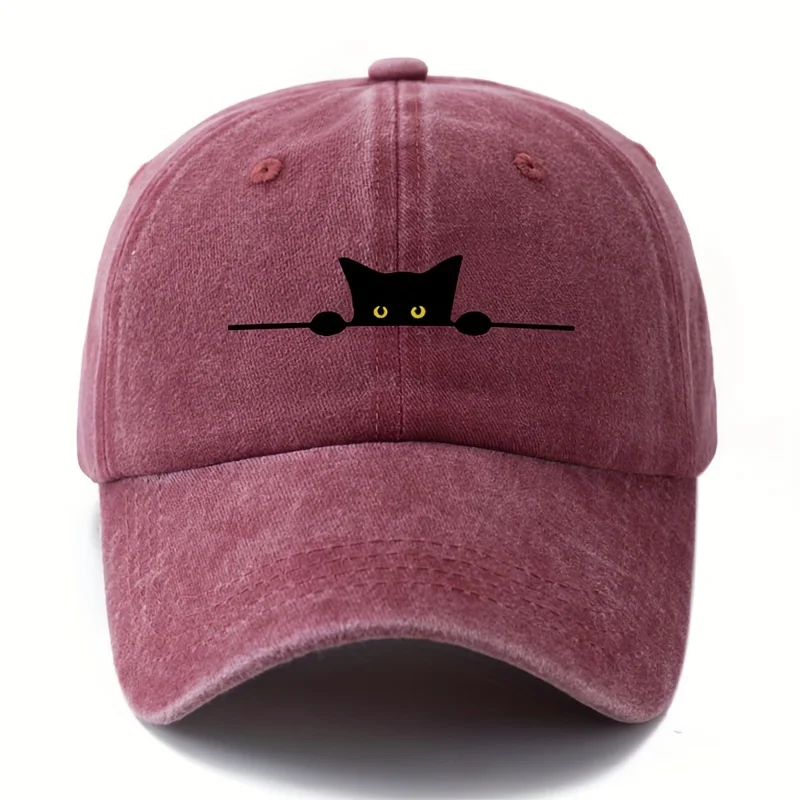 Casquette Avec Un Imprimé Chat