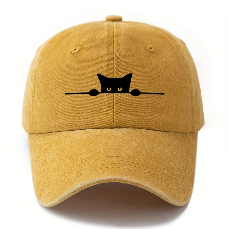 Casquette Avec Un Imprimé Chat