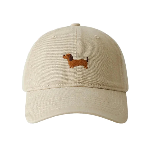 Casquette Brodée Teckel Accessoire Chic