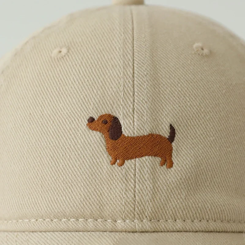Casquette Brodée Teckel Accessoire Chic