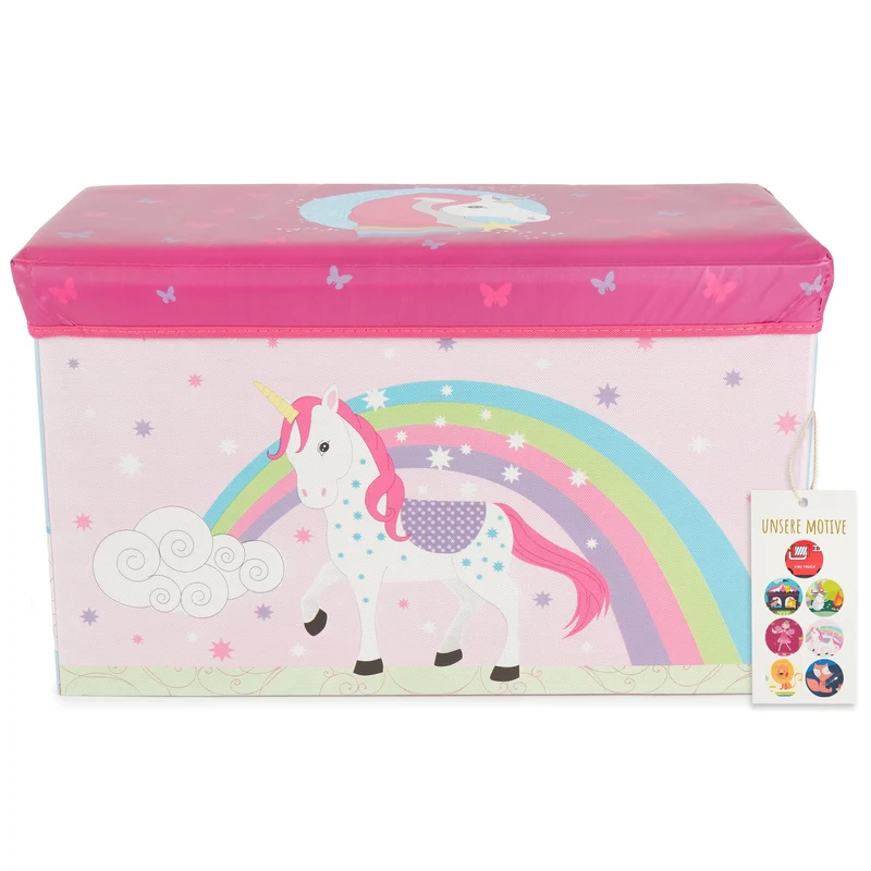 2in1 Staubox & Sitzbank Einhorn