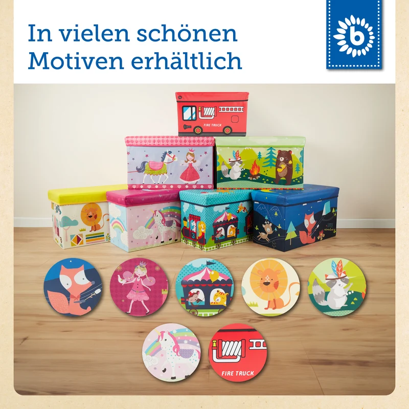 2in1 Staubox & Sitzbank Einhorn