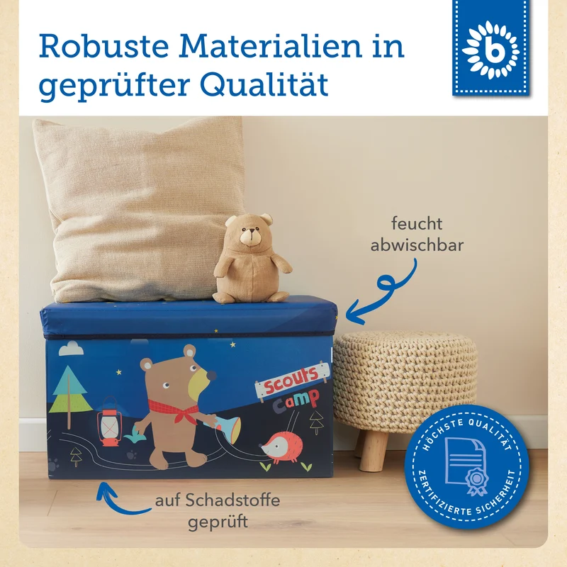 2in1 Staubox & Sitzbank Pfadfinder Camp